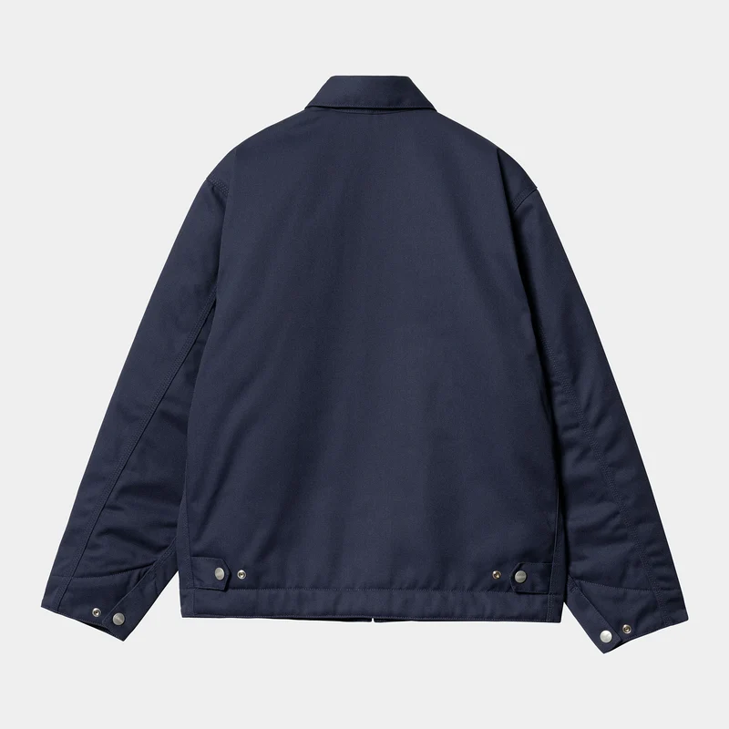Carhartt WIP Herren Module Script Jacke - Air Force Blau / Weiß