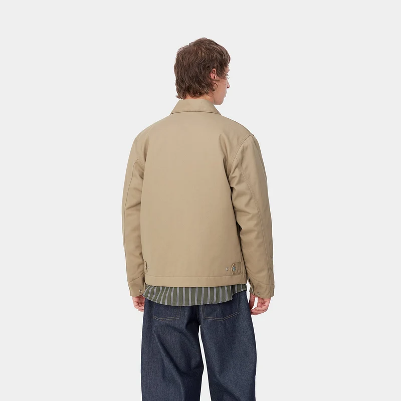 Carhartt WIP Herren Module Script Jacke - Leder / Schwarz