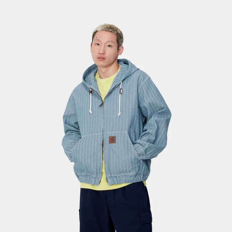 Carhartt WIP Menard Jacke für Herren - Blau gespült