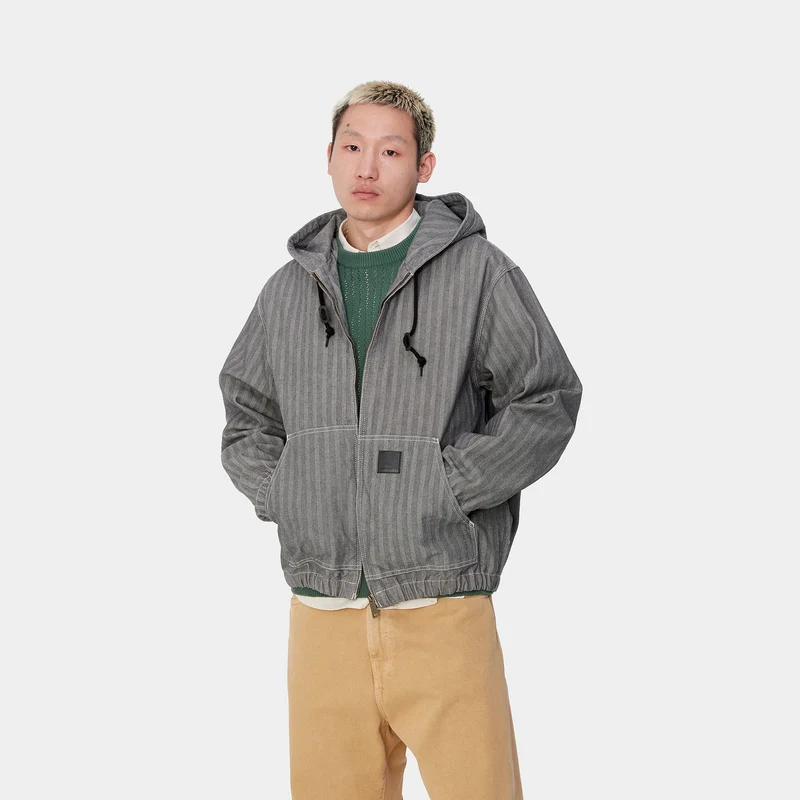 Carhartt WIP Menard Jacke für Herren - Grau gespült