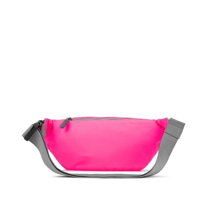 ROKA Mittelgroße Tasche „Jubilee“ aus recyceltem Nylon – Neonpink