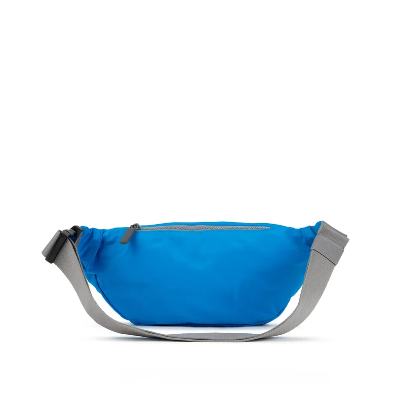 ROKA Mittelgroße Tasche „Jubilee“ aus recyceltem Nylon – Neonblau