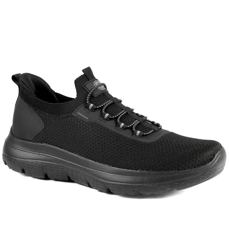 Wide Fit Memory Foam Lace Up Trainers - BOJIE43000 / 328 888