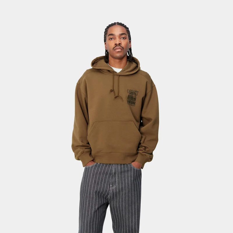 Carhartt WIP Herren Always A WIP Hoodie - Hamilton Braun