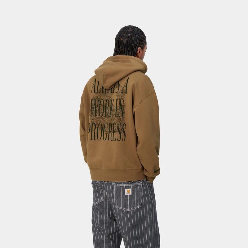 Carhartt WIP Herren Always A WIP Hoodie - Hamilton Braun