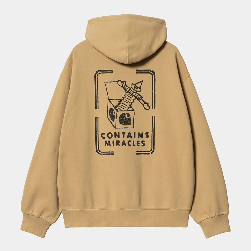 Carhartt WIP Hoodie mit Aufdruck für Herren – Bourbon