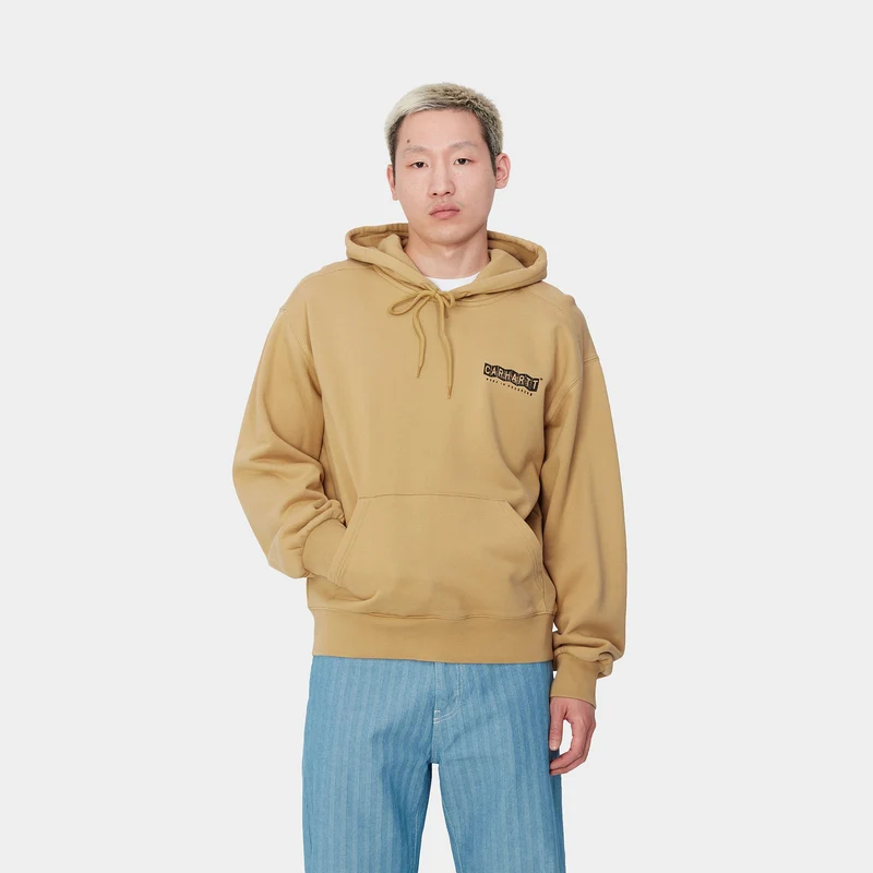 Carhartt WIP Hoodie mit Aufdruck für Herren – Bourbon