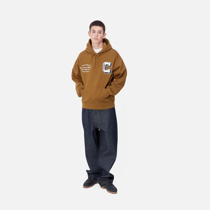 Carhartt WIP Kapuzenpullover „Brown Ducks“ für Herren – Hamilton Brown
