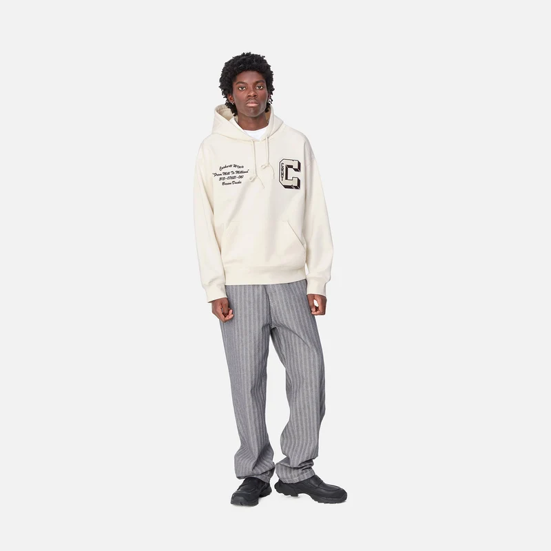 Carhartt WIP Brauner Ducks-Kapuzenpullover für Herren - Wachs