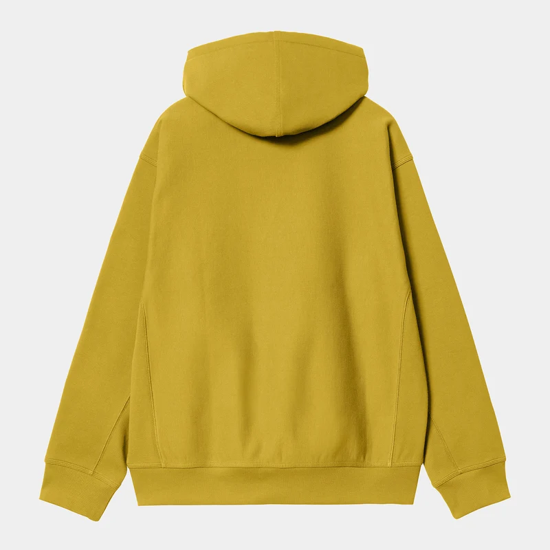 Carhartt WIP Herren American Script Hoodie – Goldoliv