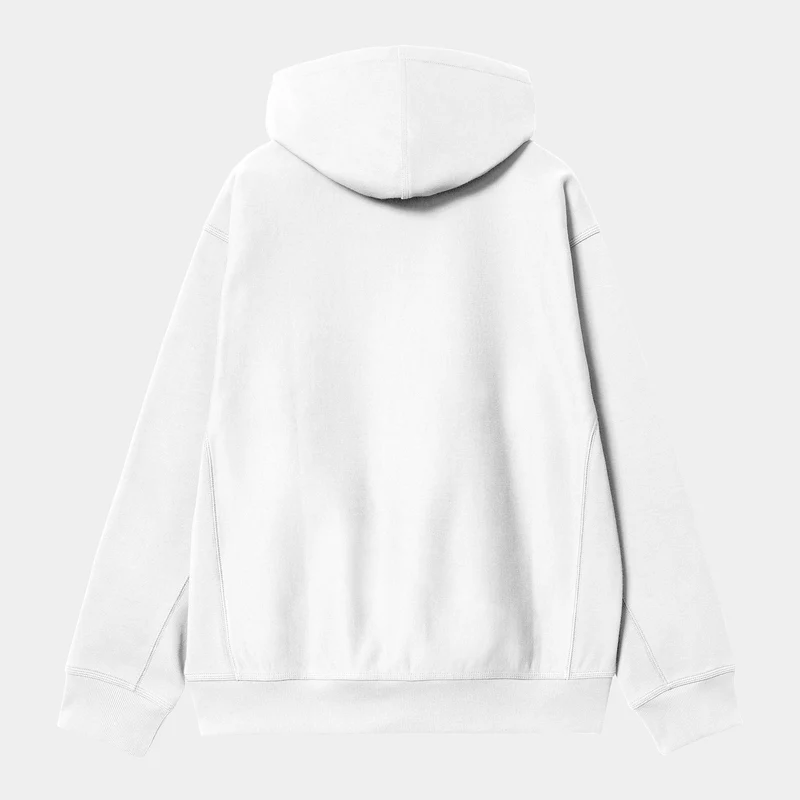 Carhartt WIP Herren American Script Hoodie - Weiß