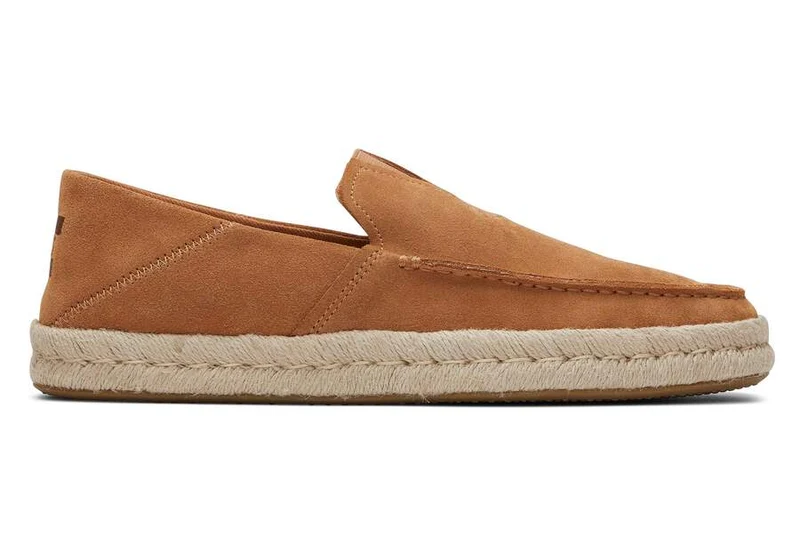 TOMS Alonso Loafer aus Wildleder für Herren, Hellbraun