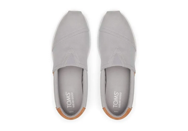 TOMS Herren Alp Fwd Twill Espadrille - Nieselgrau