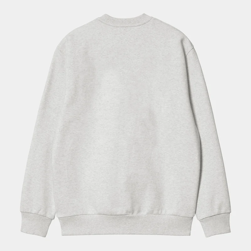 Carhartt WIP Herren Carhartt WIP Sweattop - Aschgrau / Entenblau
