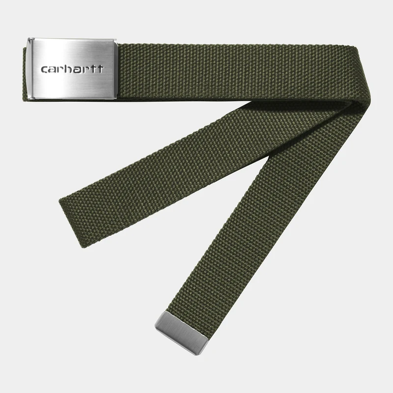 Carhartt WIP Unisex Chrome Clip Gürtel - Bürogrün
