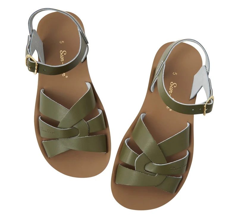 Salt Water Sandals Schwimmsandale für Damen - Olivgrün