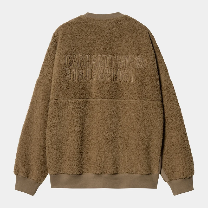 Carhartt WIP Sweat-Oberteil mit Koordinaten für Herren - Schokolade