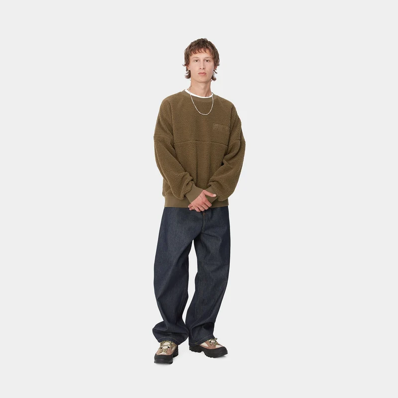 Carhartt WIP Sweat-Oberteil mit Koordinaten für Herren - Schokolade