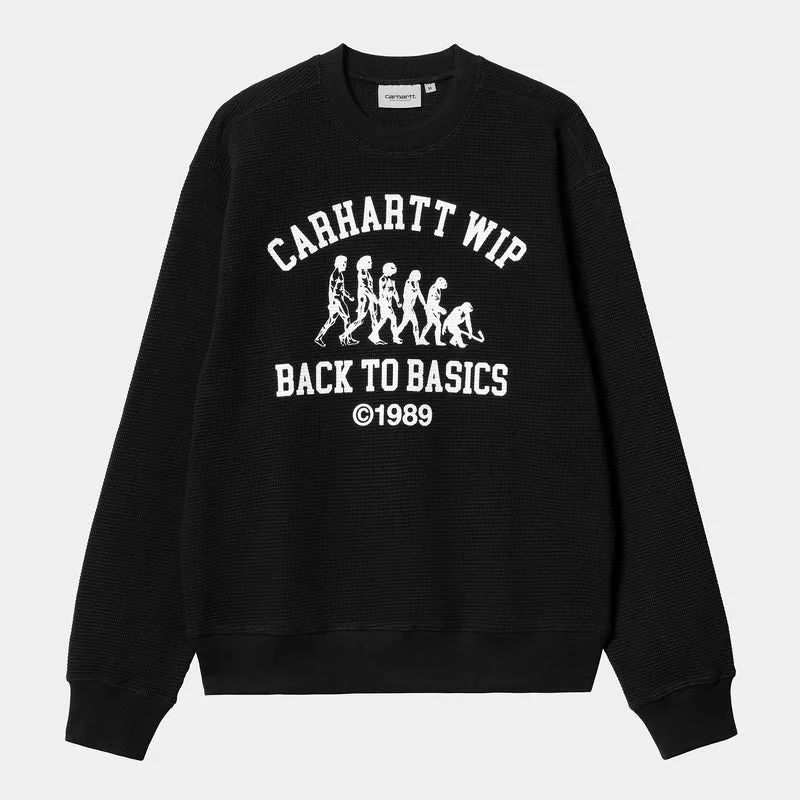 Carhartt WIP Main Basics Sweat-Top für Herren - Schwarz
