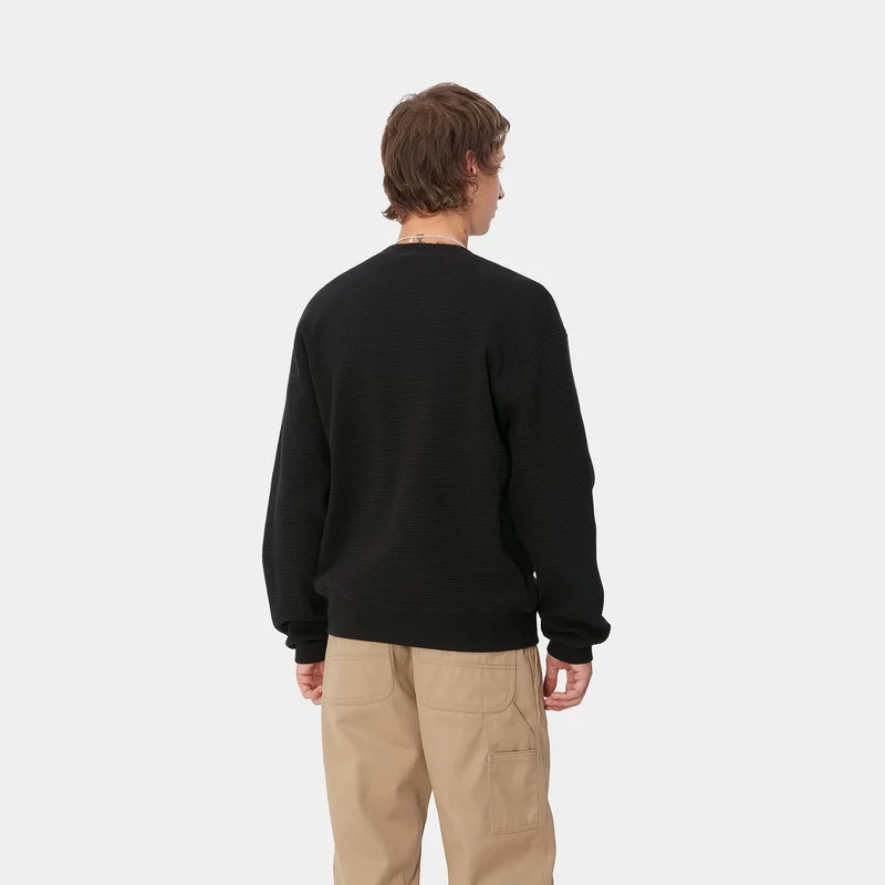 Carhartt WIP Main Basics Sweat-Top für Herren - Schwarz