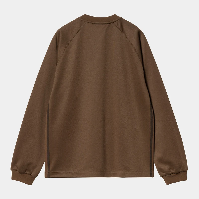 Carhartt WIP Bolan Sweat-Top mit V-Ausschnitt für Herren – Schokolade / Tabak