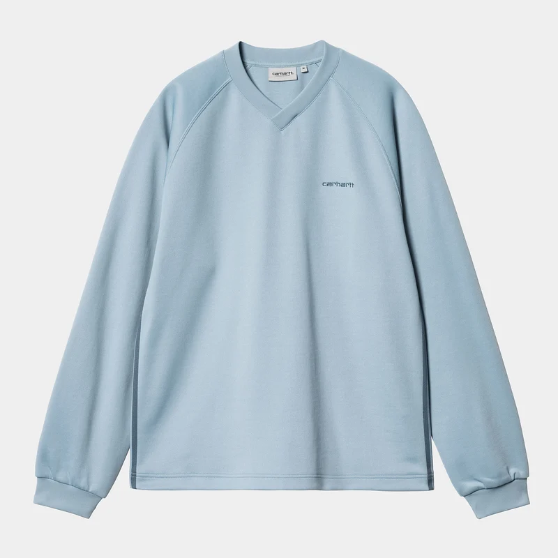 Carhartt WIP Bolan Sweat-Top für Herren mit V-Ausschnitt - Dusty Ice