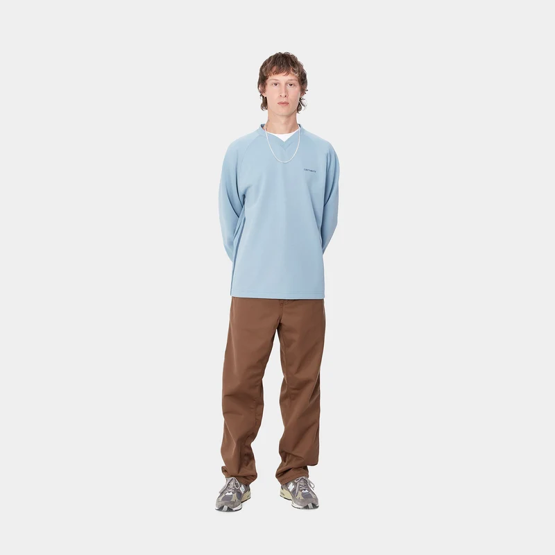 Carhartt WIP Bolan Sweat-Top für Herren mit V-Ausschnitt - Dusty Ice