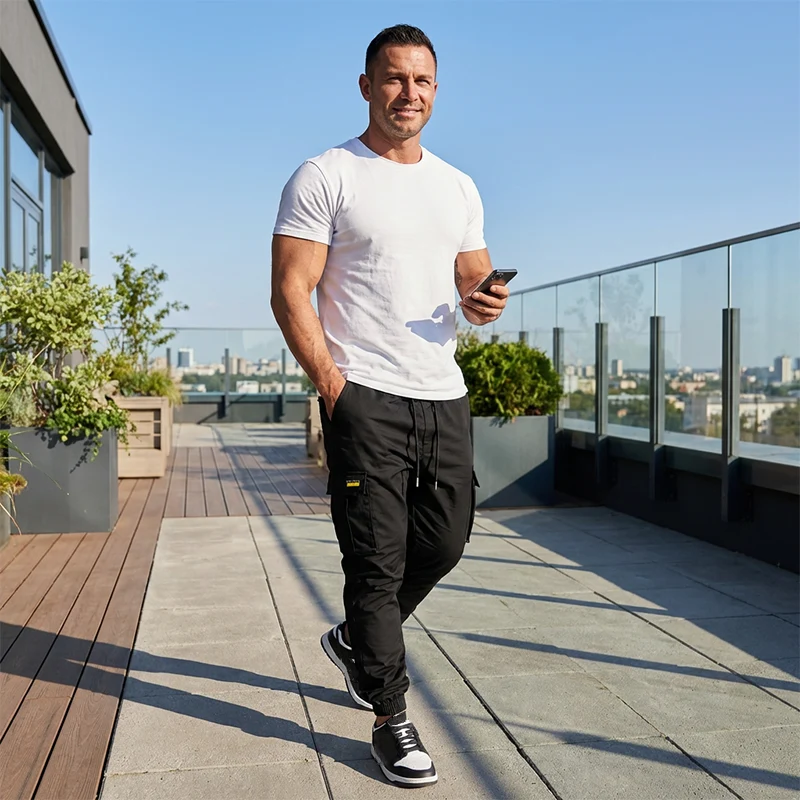 Eldoro | Robuste Herren-Jogger mit Taschen