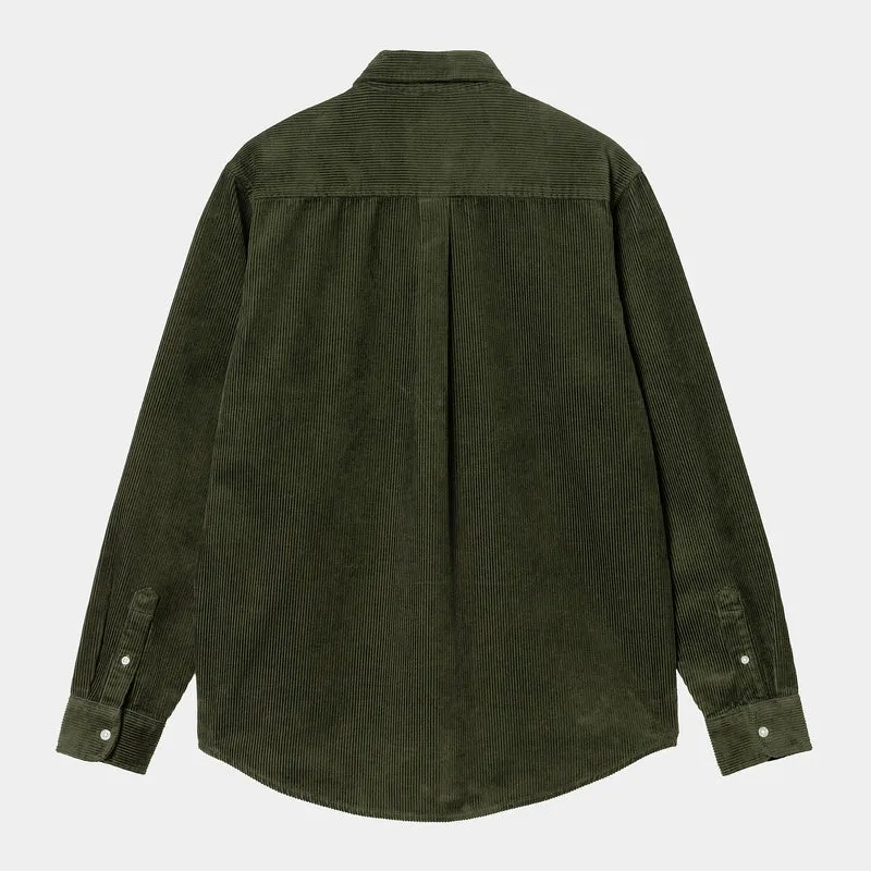 Carhartt WIP Herren Madison Cordhemd - Estragon
