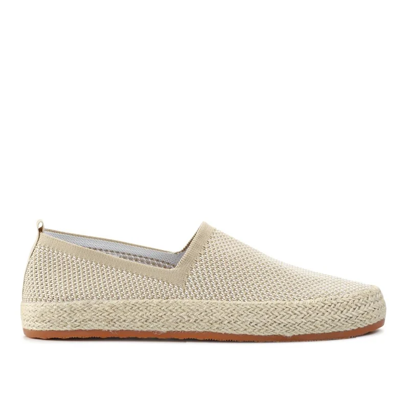 Breathable Slip-On Espadrilles - XIAM41013 / 326 923 - Beige
