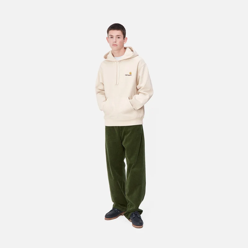 Carhartt WIP Herren American Script Hoodie - Moonbeam