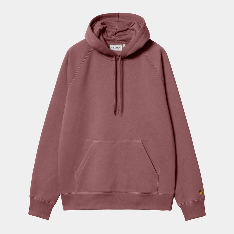 Carhartt WIP Herren Chase Hoodie - Dusty Fuchsia