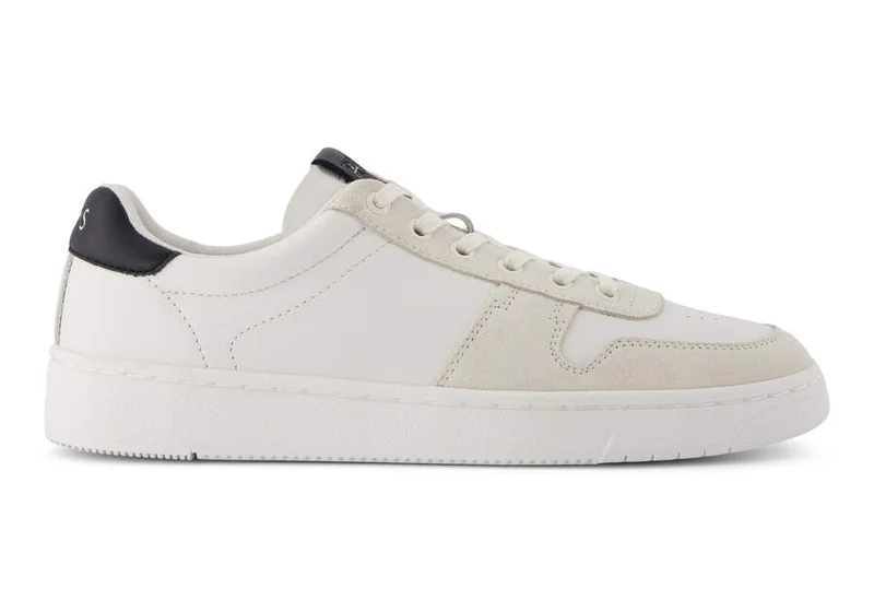 TOMS TRVL Lite Leder-Sneaker für Herren - Weiß / Schwarz