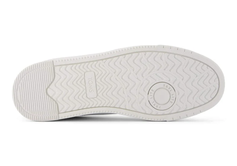 TOMS TRVL Lite Leder-Sneaker für Herren - Weiß / Schwarz