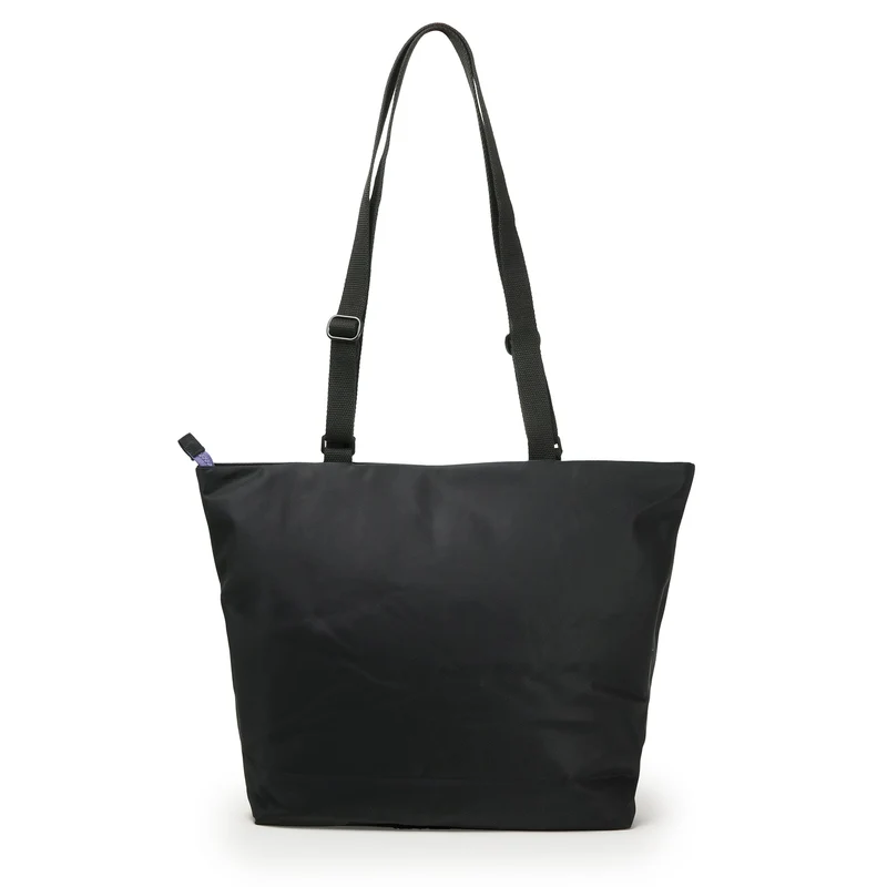 ROKA Komplett schwarze Tasche „Trafalgar B“ aus recyceltem Nylon in Lila