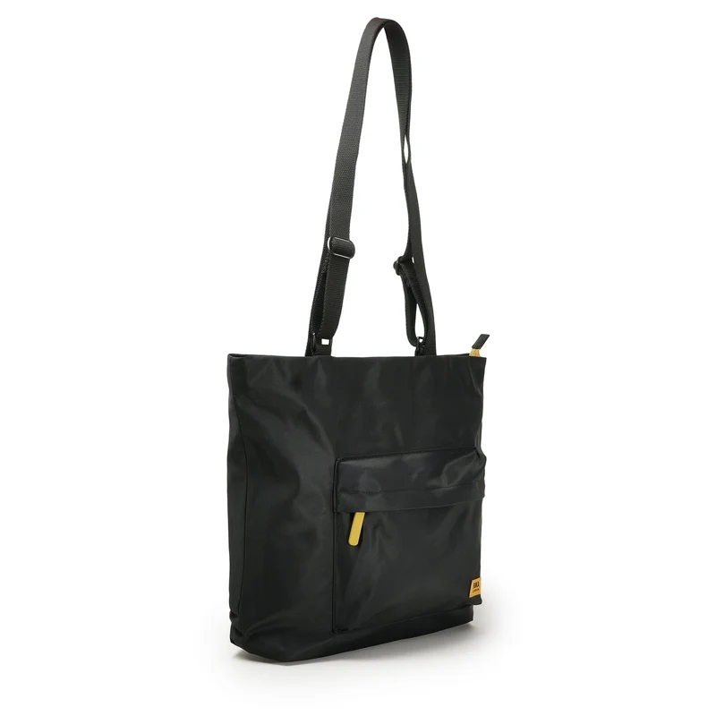 ROKA Komplett schwarze Tasche aus recyceltem Nylon „Trafalgar B Corn“
