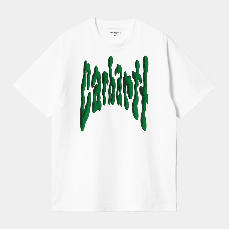 Carhartt WIP Herren Goo Kurzarm-T-Shirt - Weiß