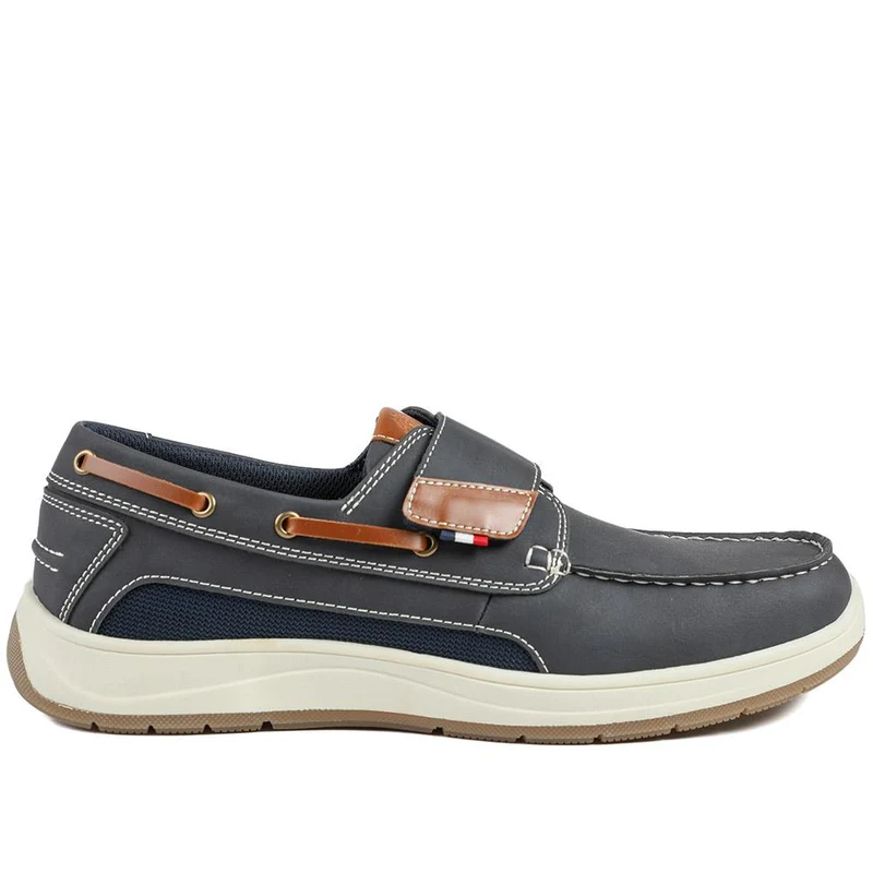 Wide Fit Touch Fasten Casual Shoes - CHANG43002 / 328 834 - Navy