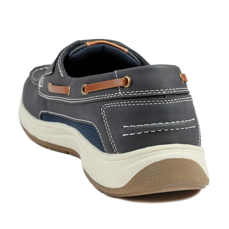 Wide Fit Touch Fasten Casual Shoes - CHANG43002 / 328 834 - Navy