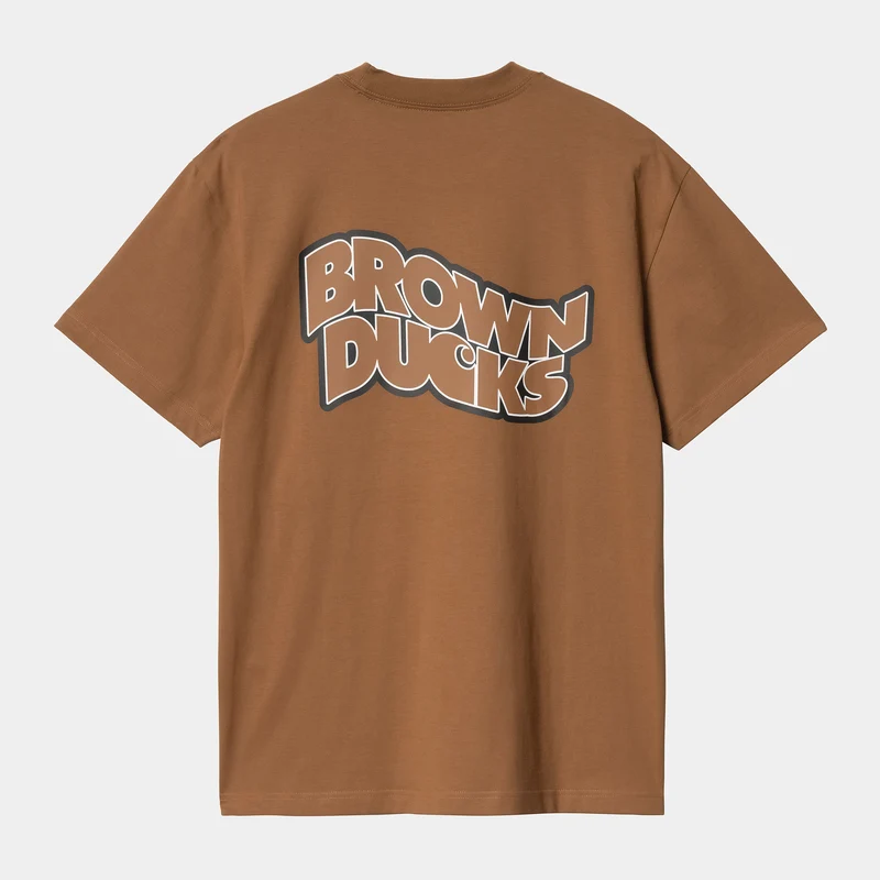 Carhartt WIP T-Shirt „Brown Ducks“ für Herren – Hamilton Brown