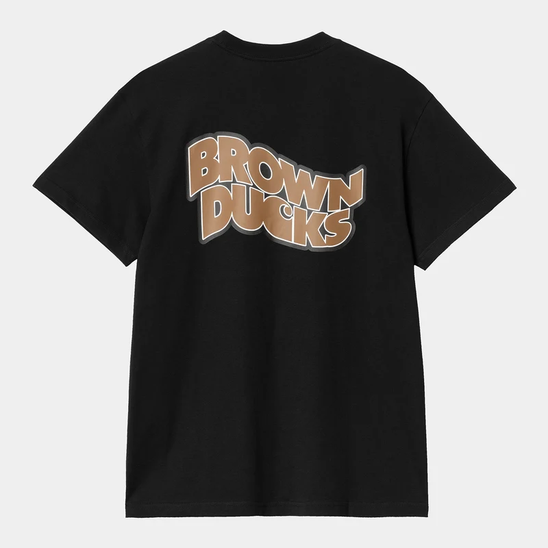 Carhartt WIP Brown Ducks T-Shirt für Herren - Schwarz