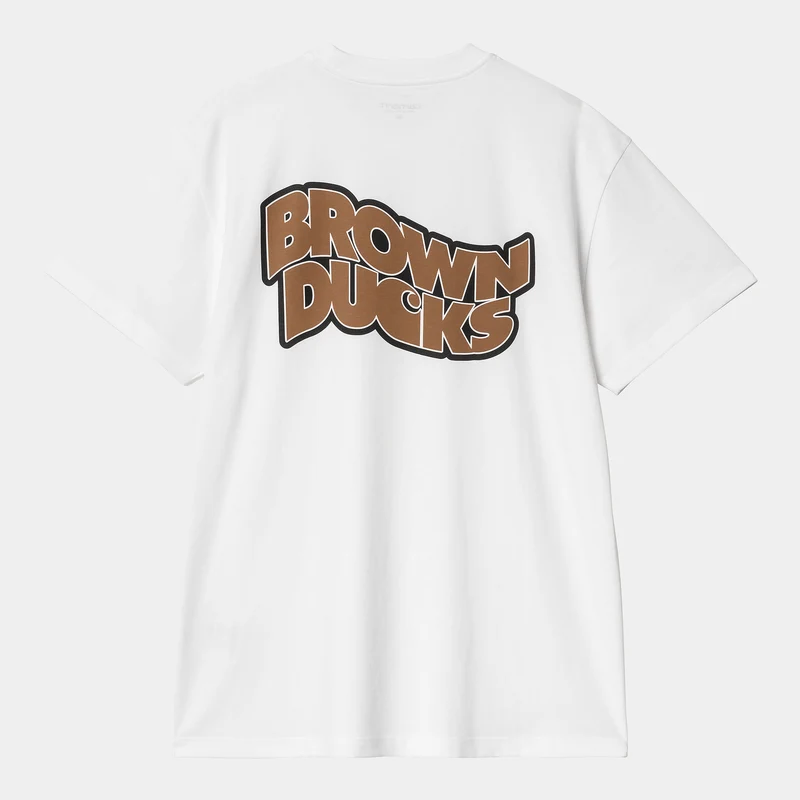 Carhartt WIP Brown Ducks T-Shirt für Herren - Weiß
