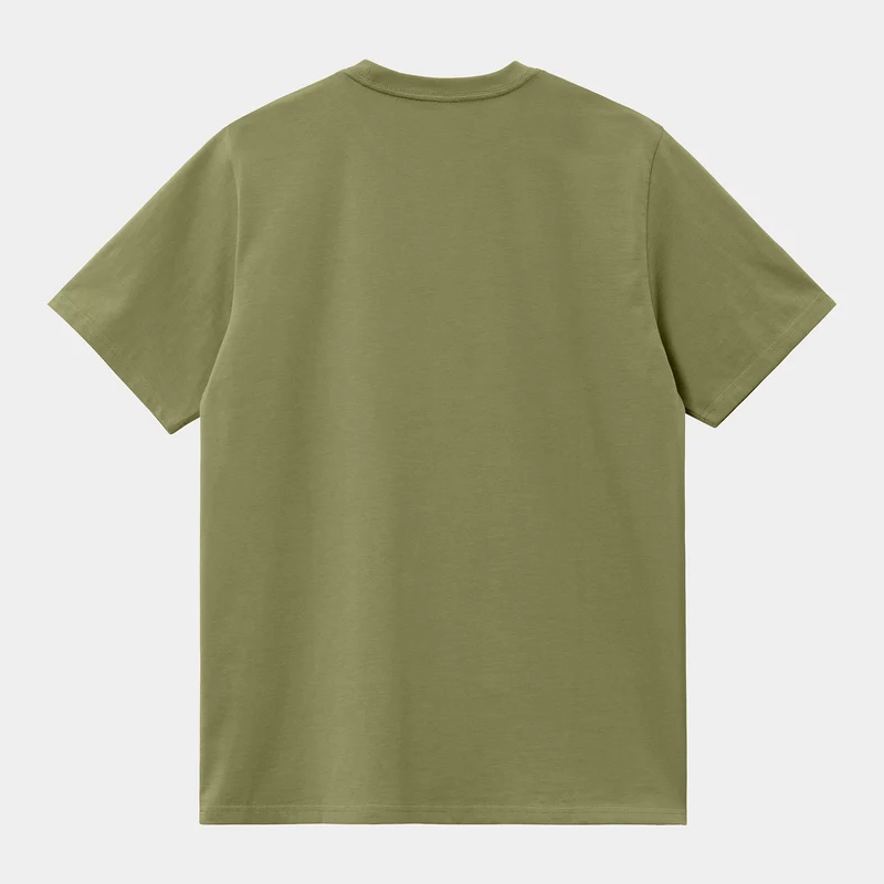 Carhartt WIP Kurzärmeliges T-Shirt mit Schriftzug für Herren - Capulet / Aura
