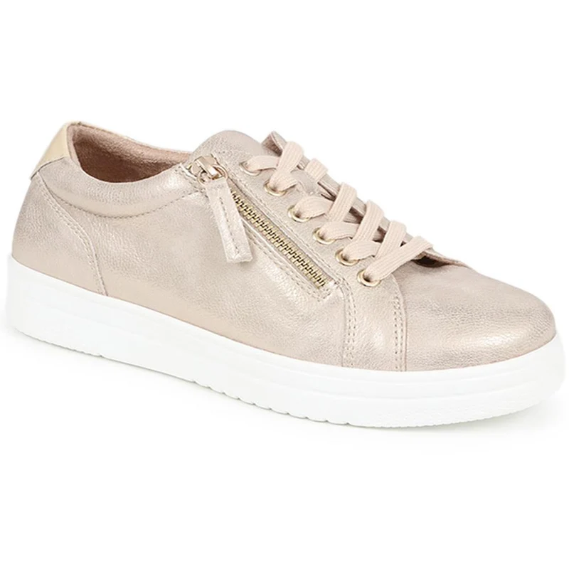Extra Wide Chunky Trainers - ITALIA / 326 313 - Soft Gold