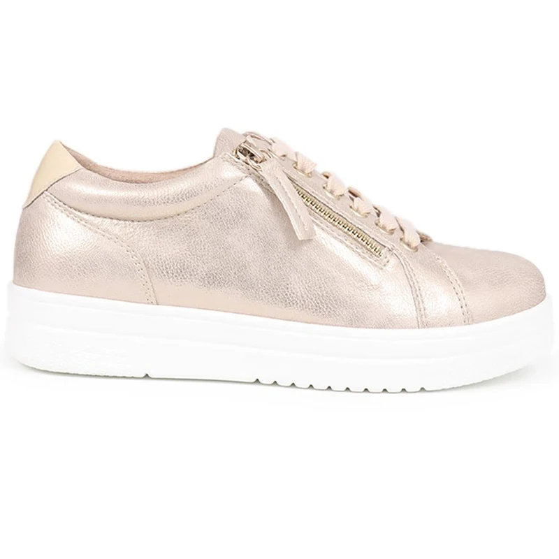 Extra Wide Chunky Trainers - ITALIA / 326 313 - Soft Gold