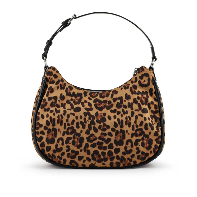 Bellissimo Zip-Close Shoulder Bag - BELHETIA42008 / 328 388 - Leopard