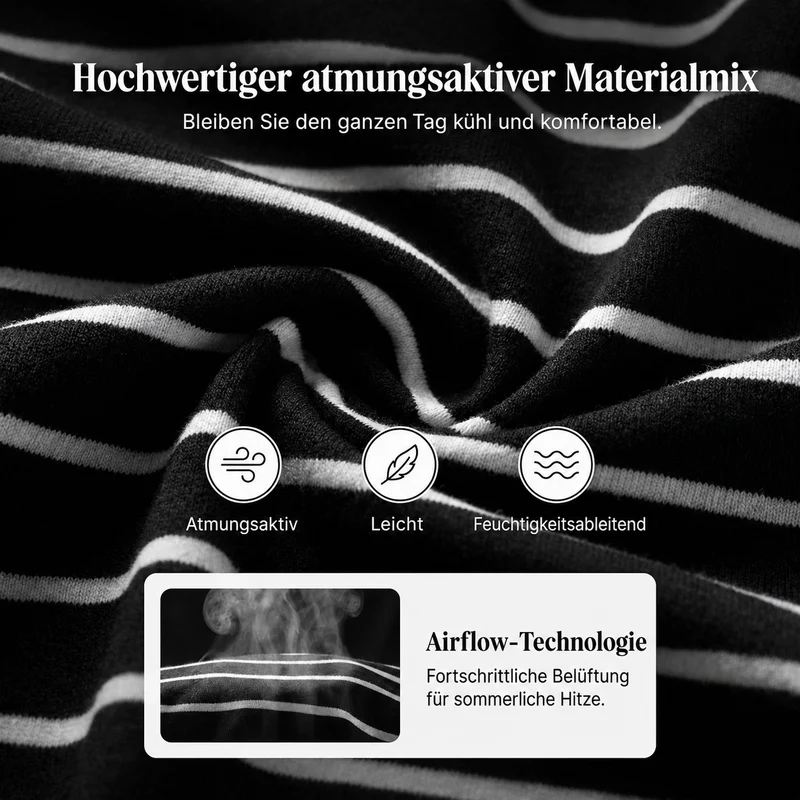 Leoratha | Gestreiftes Sommerkleid mit Taschen