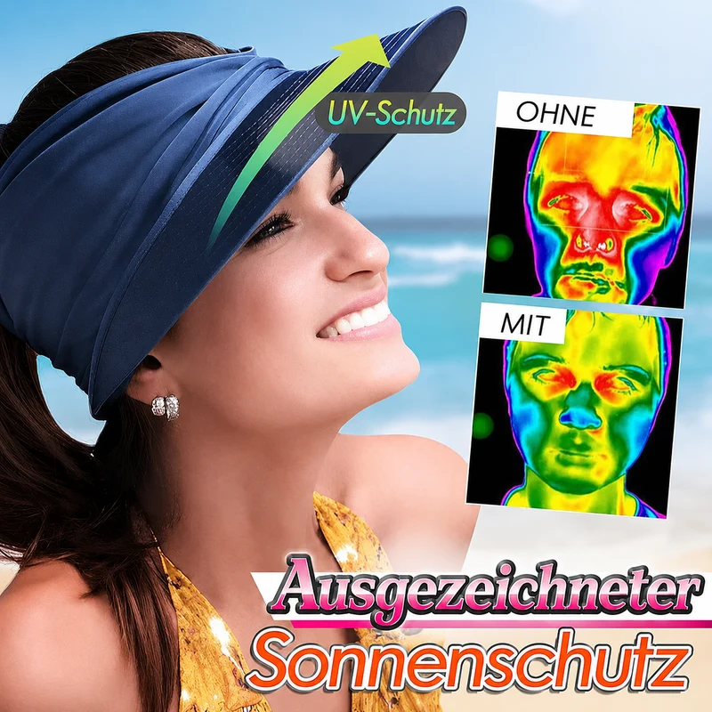 Kolviana | Breiter Sonnenhut mit flexiblem Visier