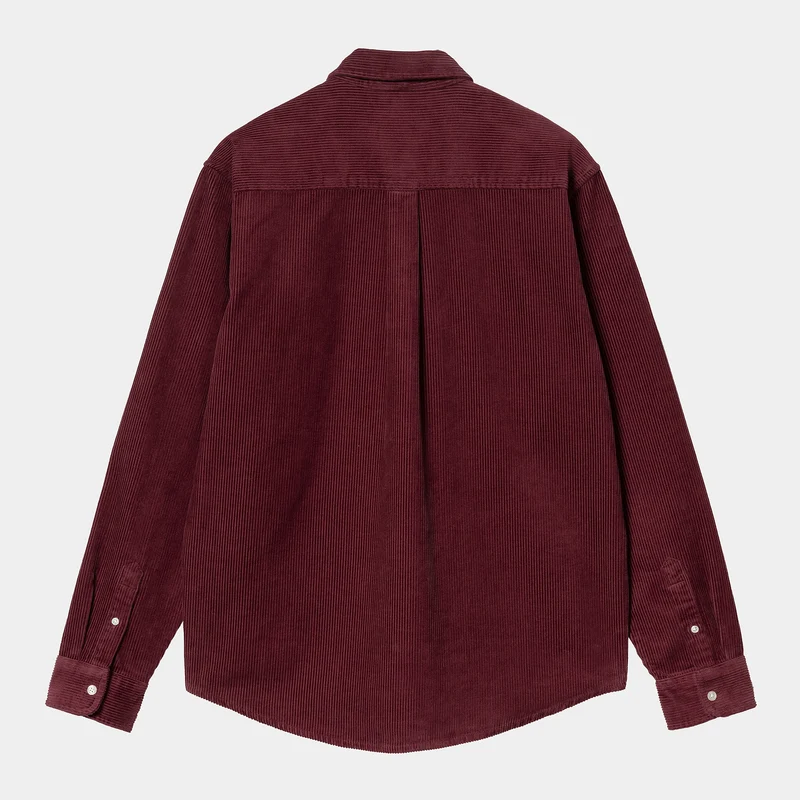 Carhartt WIP Herren Madison Cordhemd - Malbec