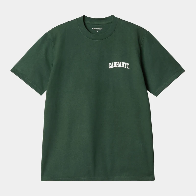 Carhartt WIP T-Shirt mit University-Schriftzug für Herren – Bergahorn